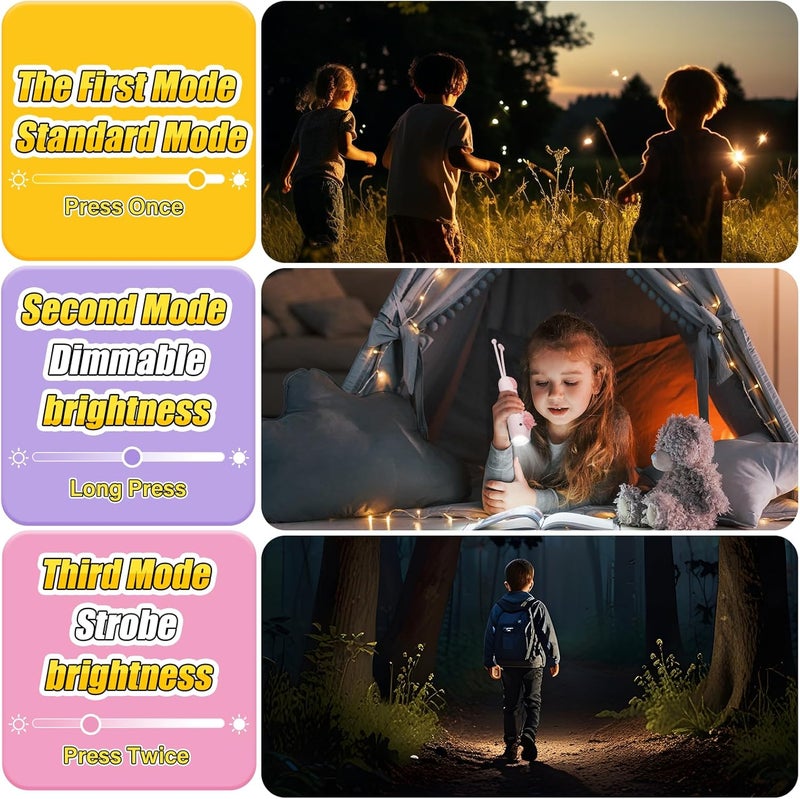 Rechargeable LED Children's Unicorn Flashlight (Dimming Waterproof) - Image 5