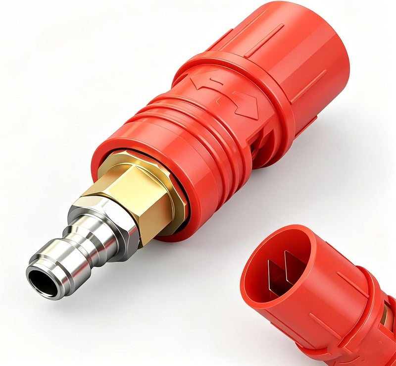 Fesasn Pressure Washer Nozzle Tips Set, Adjustable Pressure Washer Nozzle Tips (0 to 60° Variable Spray Pattern), 1/4 Inch Quick Connect Plug, for Pressure Washer 3-7 GPM - Image 1