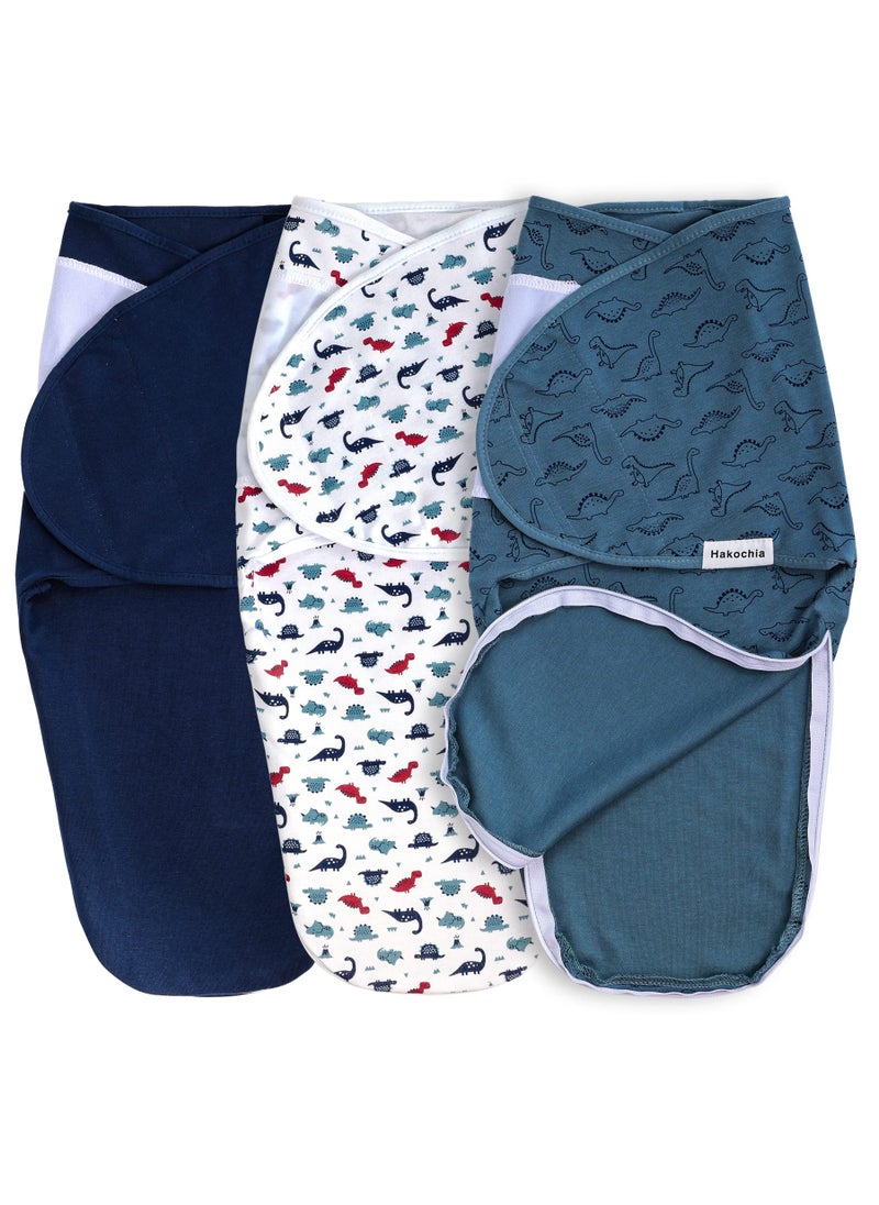 Hakochia Hakochia Baby Swaddle Blanket with ZipperEasy Diaper Changing Swaddle Sleep Sack Swaddle Wrap for Baby Boys Girls 03 Months Adjustable Sleeping Bag Helps Prevent Startle Reflex3 Pack 