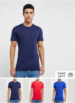 POLO RALPH LAUREN 3 Pack Assorted Crew Neck T-Shirt  - Image 1