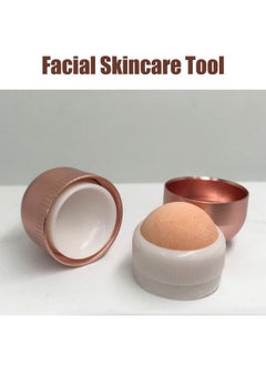 ZJchao Oil Absorbing Volcanic Facial Roller Mini Volcanic Oil Absorbing Roller Ball Volcanic Stone Absorbing Stick Reusable Stone Oil Resistant Face Roller Tool For Skin Massage  - Image 3