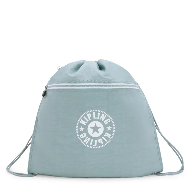 kipling Medium Backpack (With Drawstring) Unisex Relaxed Grey C Supertaboo I4971-7Hx