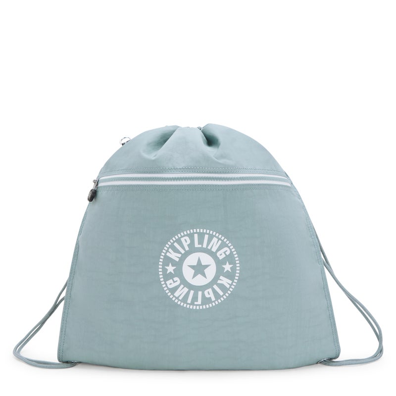 كيبلينغ حقيبة ظهر متوسطة برباط للجنسين رمادي سوبر تابو - Image 1