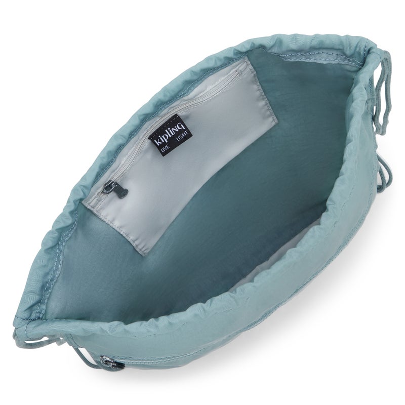 كيبلينغ حقيبة ظهر متوسطة برباط للجنسين رمادي سوبر تابو - Image 3