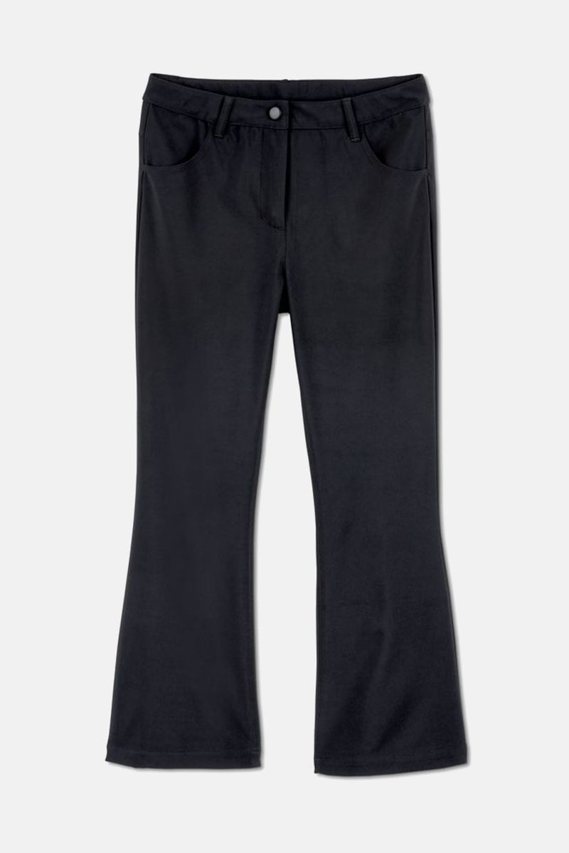 Tchibo Kids Girl Soft Shell Trouser Pants, Black - Image 3