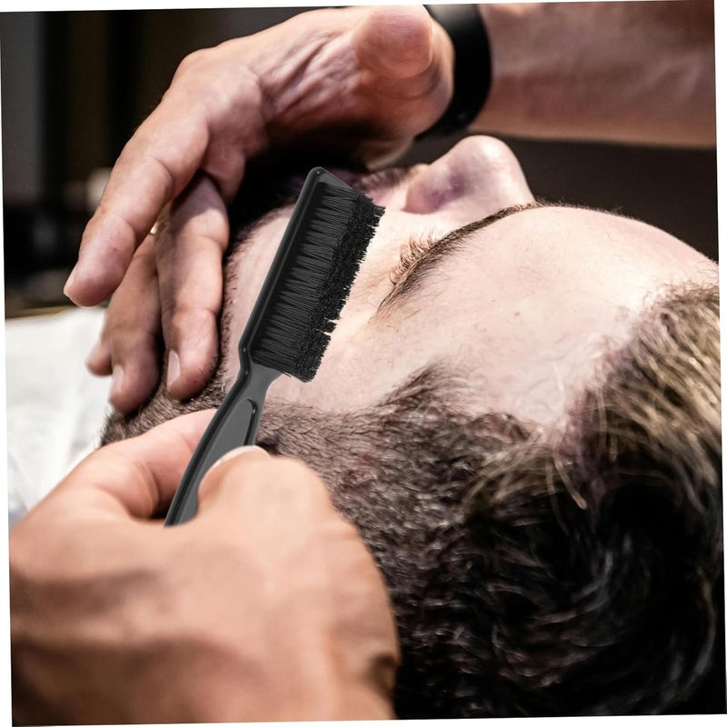 8 قطع فرشاة غبار الرقبة السوداء لقص الشعر وتصفيف اللحية وتنظيف الصالون بشعيرات ناعمة - Image 5
