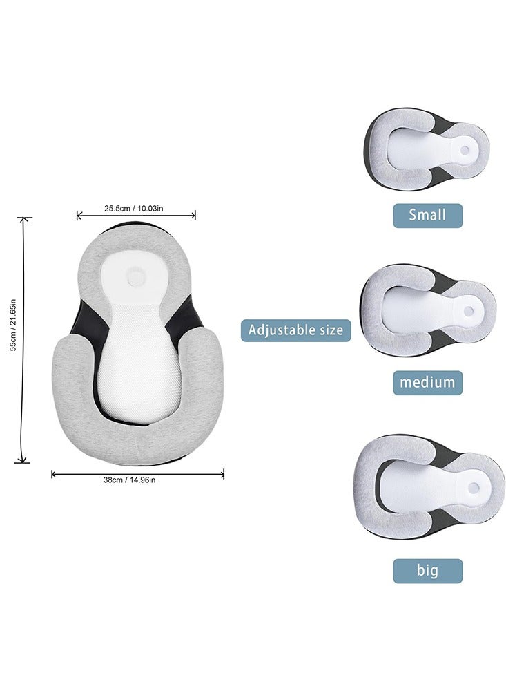 Baby Corrective Anti-Overhead Pillow Newborn Snuggle Nest Sleep Lounger Newborn Sleep Anti-Spill Positioning Pillow - Image 5