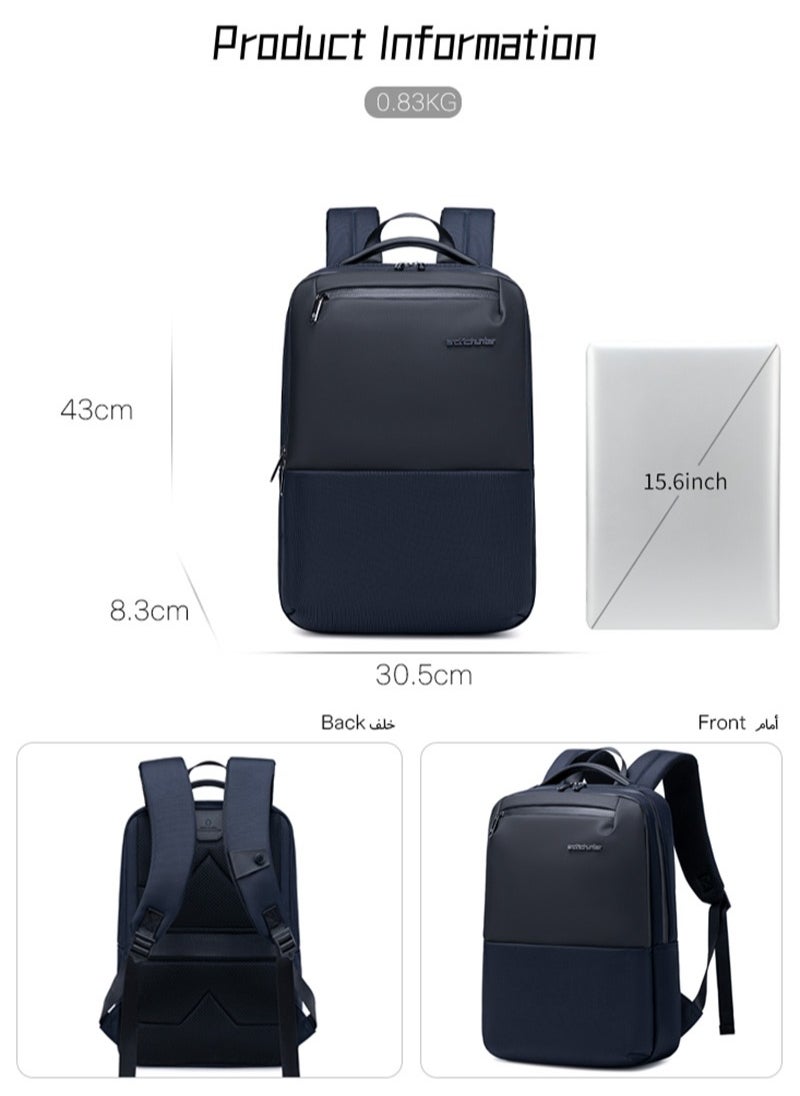 ARCTIC HUNTER Business Travel Backpack, Casual School Book Bag with Laptop and Tablet Compartment for Men  - Image 3