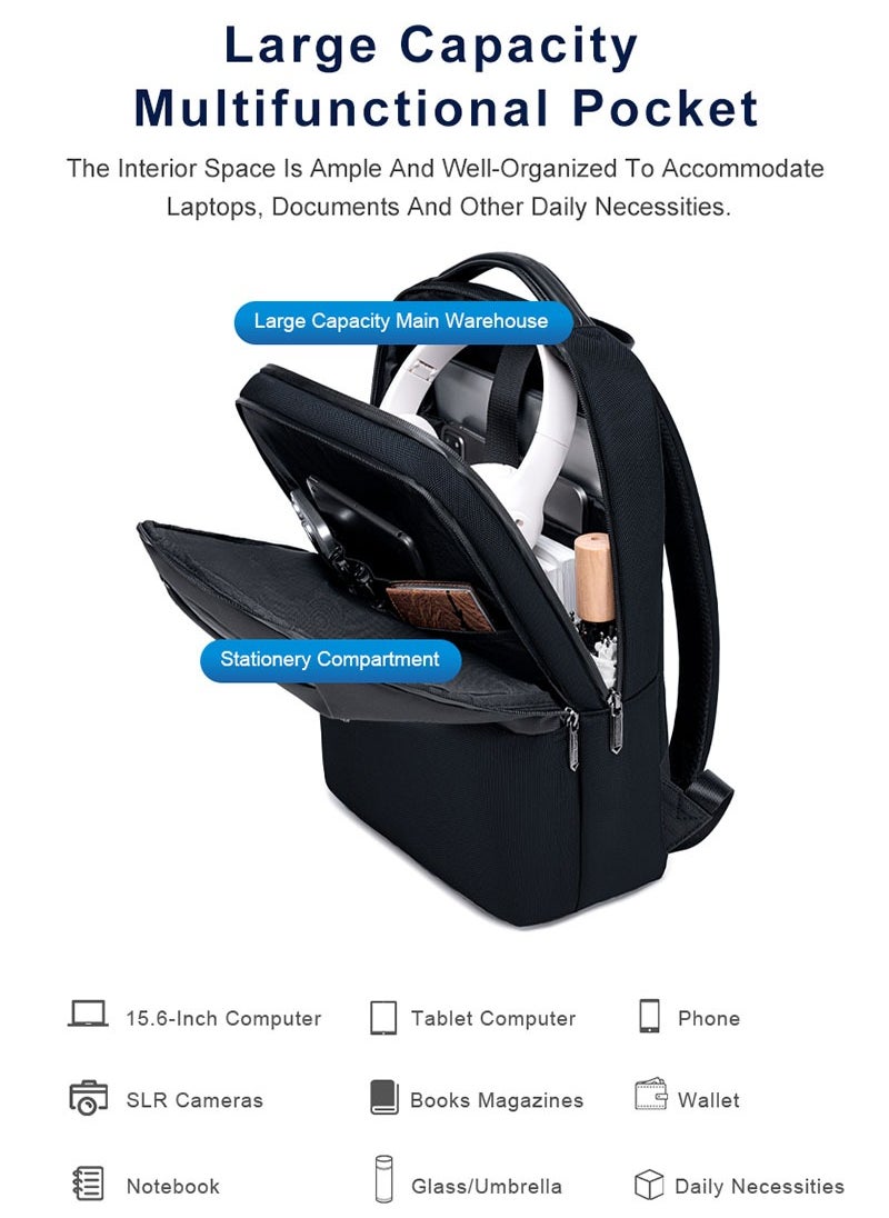 ARCTIC HUNTER Business Travel Backpack, Casual School Book Bag with Laptop and Tablet Compartment for Men  - Image 4