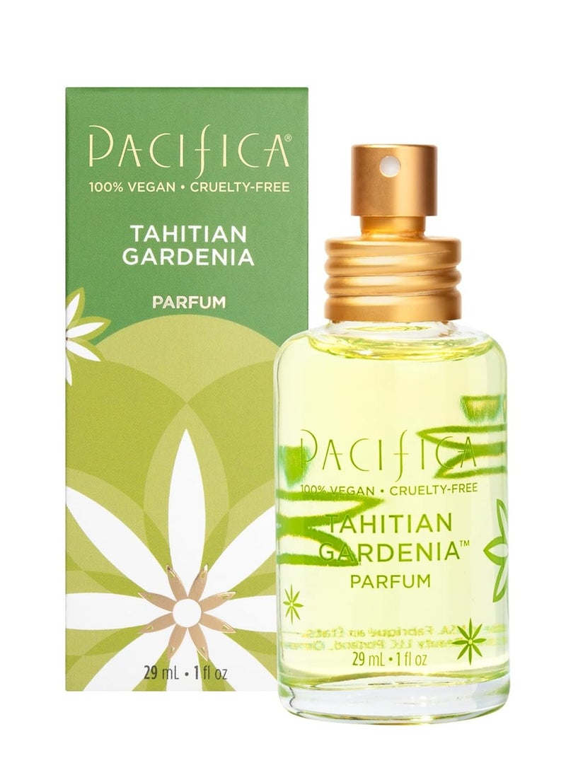 Pacifica Pacifica Tahitian Gardenia Spray Perfume - Vegan, Cruelty-Free Perfume with Essential Oils in Recyclable Glass Bottle  - Image 1
