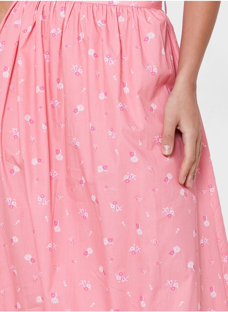GLAMOROUS - Printed Midi Skirt - Image 1