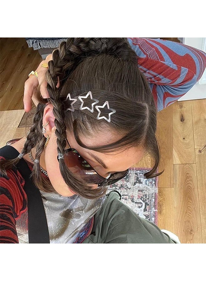 25 قطعة من مقاطع الشعر الفضية للفتيات والأطفال وإكسسوارات الشعر غير القابلة للانزلاق للنساء - Image 2