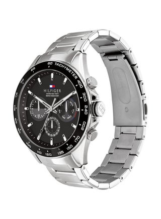 Men Clasp Analog Round Stainless Steel Wrist Watch 1791967 - 46Mm - view 2