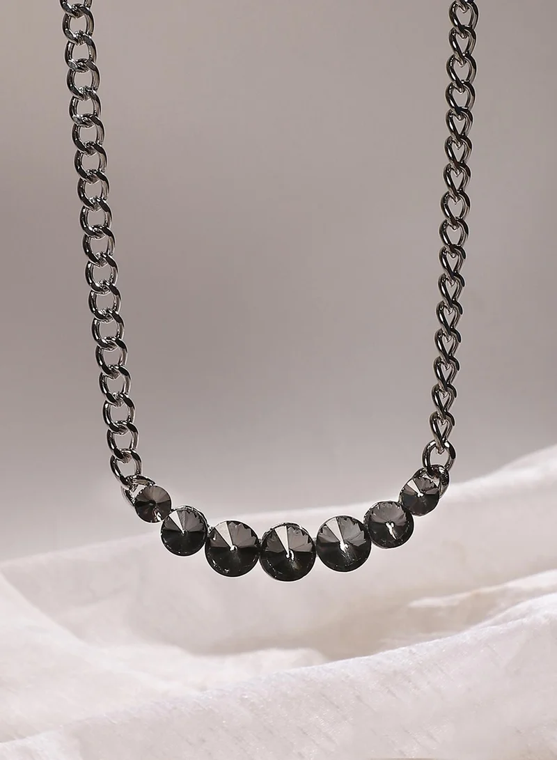 SOHI Aurora Whisper Collar Artificial Necklace Jewellery