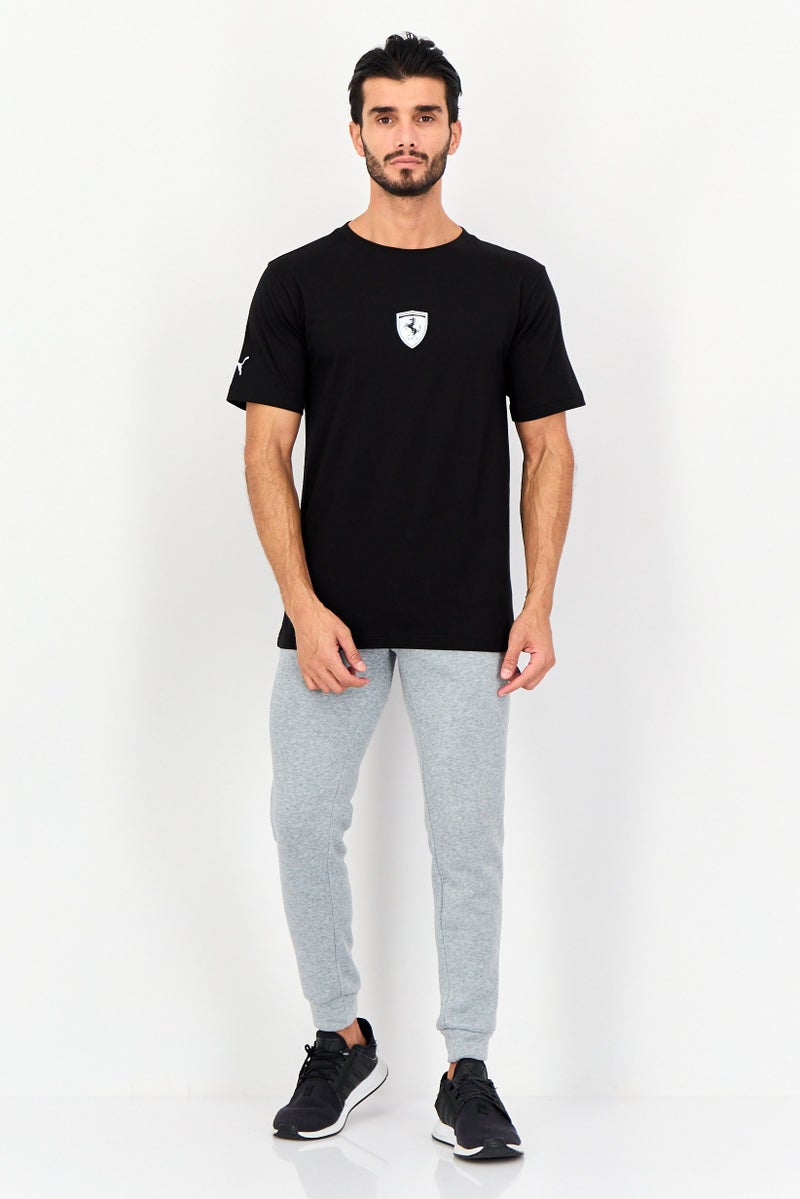 PUMA تي شيرت رياضي للرجال من سكوديريا فيراري بتصميم جرافيكي بأكمام قصيرة، أسود - Image 4