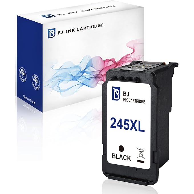 استبدال خرطوشة الحبر المعاد تصنيعه من BJ لطابعة PG 245XL 245 XL (1 سوداء) المستخدمة في طابعة PIXMA iP2820 MG2420 MG2520 2920 MG2922 MG2924 MX492 MX490 (8278B001)