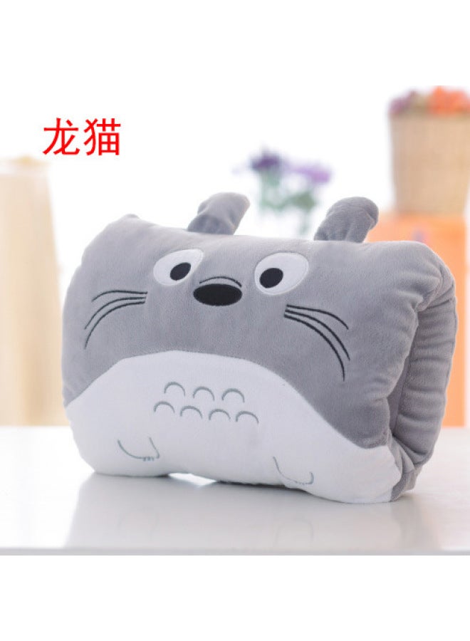 Hand Warming Gloves Nap Pillow Cushion Hand Warming Pillow Creative Hand Warming Pillow Plush Toy Children's Day Gift-Color:Frog-Height:20*30  - Image 4