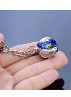 Excefore Solar System Planet Keychain Accessories Pendant Glow in the Dark Keyring Key Purse Handbag Car Charms  - Image 3
