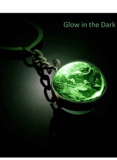 Excefore Solar System Planet Keychain Accessories Pendant Glow in the Dark Keyring Key Purse Handbag Car Charms  - Image 2
