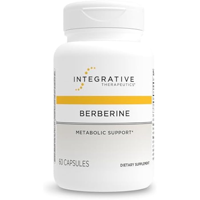 Integrative Therapeutics Berberine - Supports Metabolic Health & Cellular Energy Metabolism - Practitioner-Trusted Quality - Dairy-Free & Gluten-Free - 60 Capsules (60 Servings) - Image 1