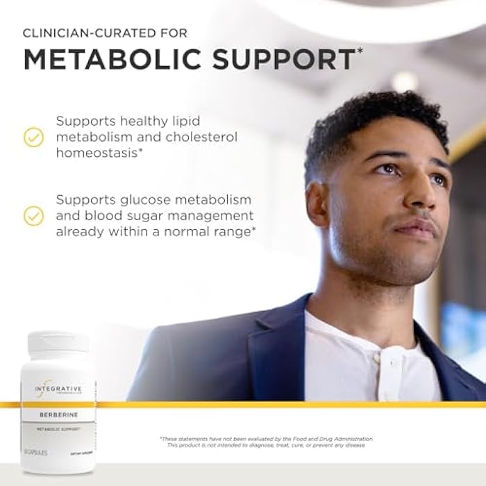 Integrative Therapeutics Berberine - Supports Metabolic Health & Cellular Energy Metabolism - Practitioner-Trusted Quality - Dairy-Free & Gluten-Free - 60 Capsules (60 Servings) - Image 2