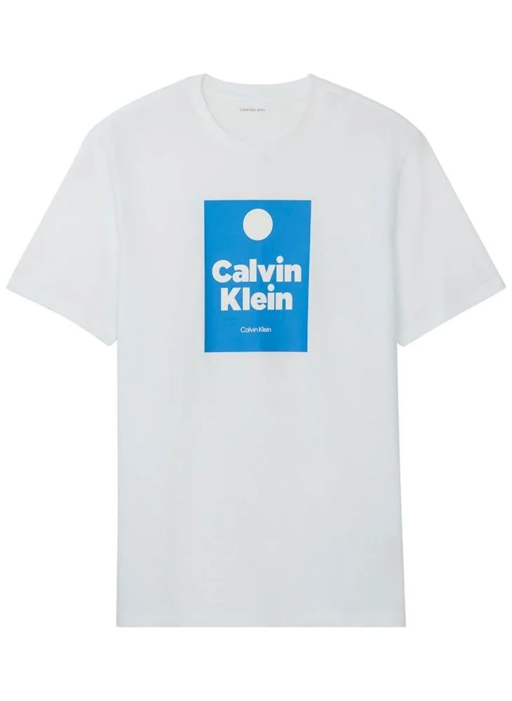 Calvin Klein Jeans  Graphic Crew Neck T-shirt for Men | Best Price UAE
