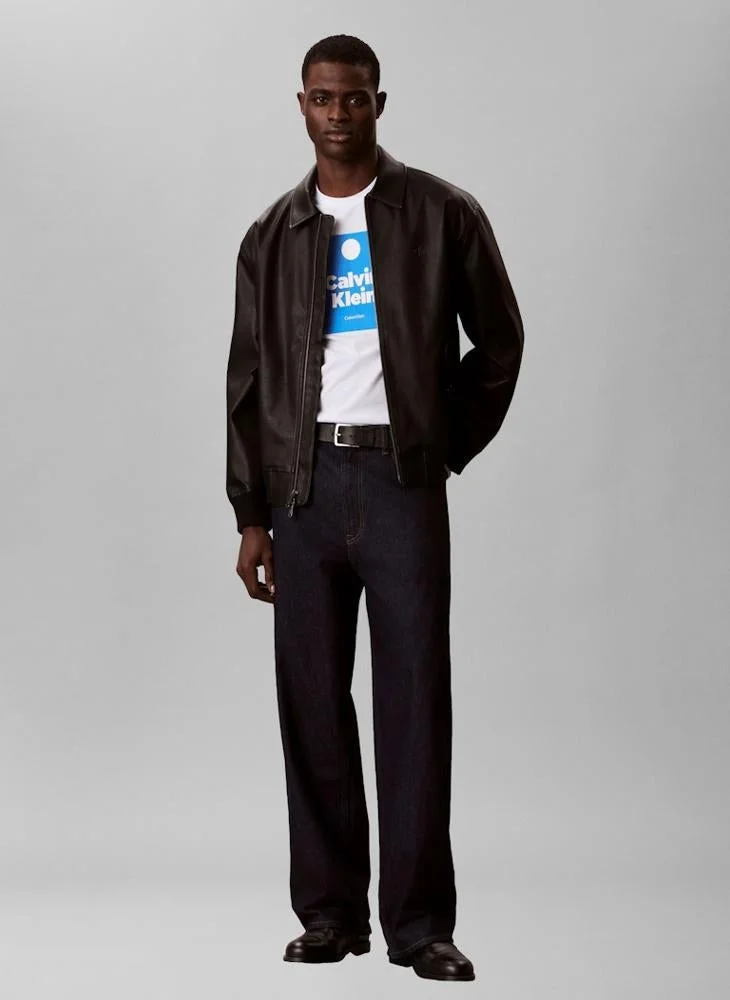 Calvin Klein Jeans  Graphic Crew Neck T-shirt for Men | Best Price UAE