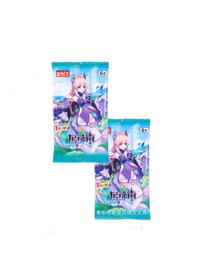 Tongyi Card Hall Beautiful Girl Surrounding Secondary God Card Gan Rain Play Game Animation Original God Card Light Box-Colour:Yikatang Company Version 10 Bullets 2 Yuan Pack [full Box Of 30 Packs]  - Image 3