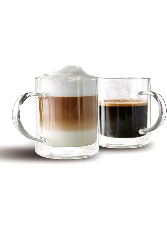 Cuisine Art Art Double Walled Insulated Drinking Mug Set With Handle 2-Pieces, 350 ml Capacity  - Image 1
