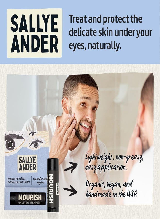 SALLYEANDER Nourish Under Eye Treatment - Soothing Stick for Dark Circles and Puffiness - Hydrating Shea, Cupuacu and Cocoa Butter - Gently Restore Tender Under Eye Skin - Handmade, Organic Balm - Image 5