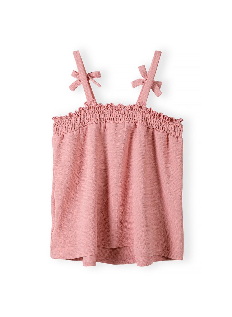 مينوتي طقم بناتي قطعتين بطبعة وتفاصيل كشكش ناعمة - Image 3