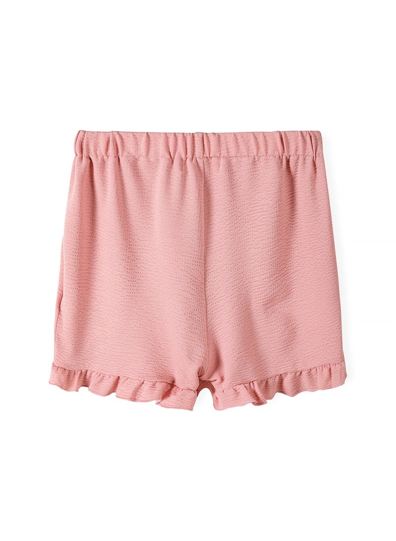 مينوتي طقم بناتي قطعتين بطبعة وتفاصيل كشكش ناعمة - Image 5