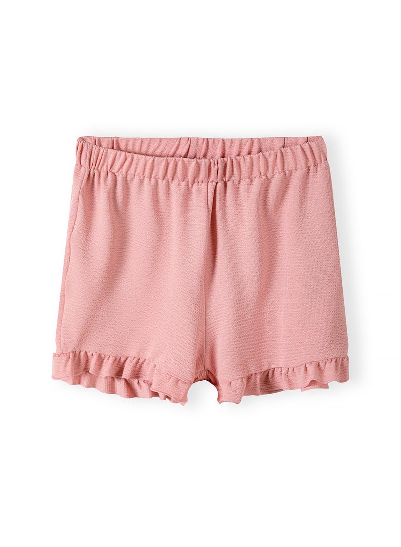 مينوتي طقم بناتي قطعتين بطبعة وتفاصيل كشكش ناعمة - Image 4