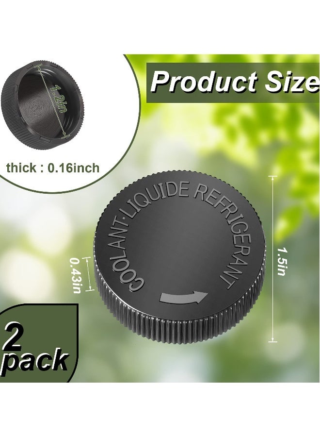 Topleo 2 PCS 21712-79900 Coolant Overflow Reservoir Cap Radiator Overflow Tank Lid Cover Compatible with Infiniti Nissan Murano Rogue Versa OEM 2171279900 21712-79900 - Image 3