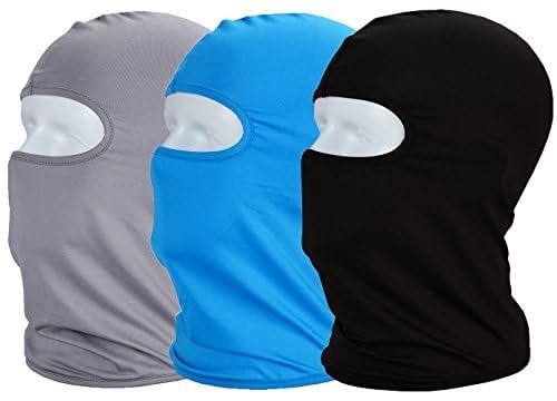 MAYOUTH Balaclava Ski Face Mask for Men Sun Uv Protection Windproof Neck Gaiter Face Cover Face Mask Under Motorcycle Helmet Cycling Outdoor Sports 3-Pack - Image 2
