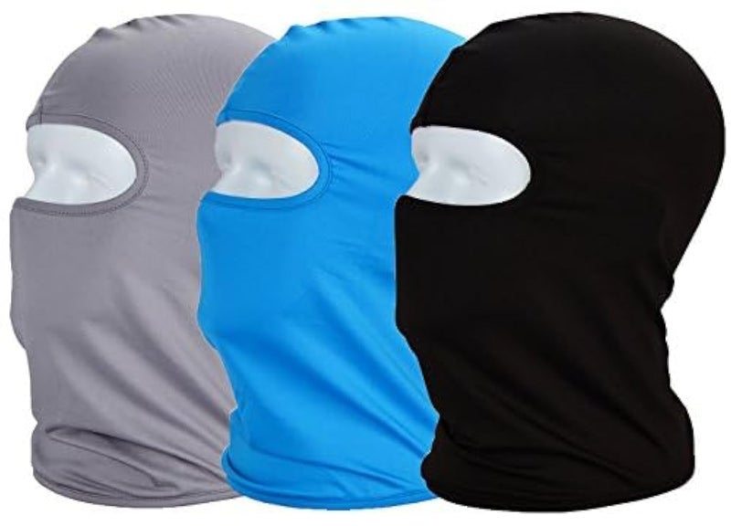 MAYOUTH Balaclava Ski Face Mask for Men Sun Uv Protection Windproof Neck Gaiter Face Cover Face Mask Under Motorcycle Helmet Cycling Outdoor Sports 3-Pack - Image 1