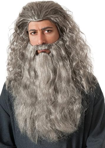 Rubies Lord Of The Rings The Hobbit: Gandalf Beard Kit for Adults, Men's One Size - Image 2