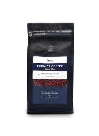 Premier Research Labs Organic Whole Roasted Coffee Beans - Medium Roast, From Guji Region of Ethiopia, Crafted for Optimal Health Benefits, Sweet & Fruity, Well-Balanced, Gluten Free - 1 Pound - pzsku/ZAFFDA443B93A1E86347CZ/45/_/1740982743/9b13e8d5-3fa1-42d4-b5c7-c0da2592dae7