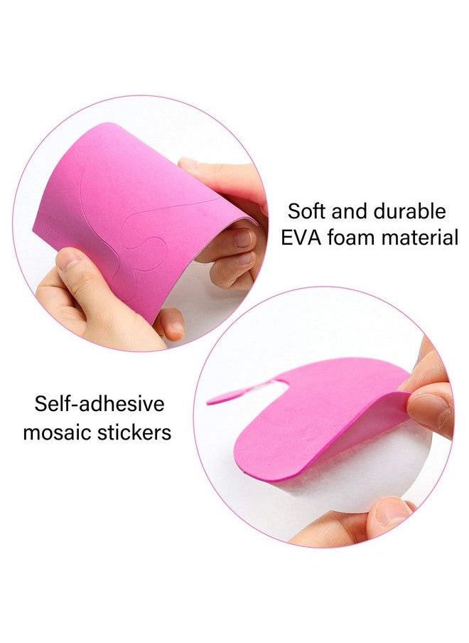 MALLMALL6 - 20Pcs Mosaic Sticker Art Kits For Kids Diy Mosaic Foam Stickers Art Crafts 3D Puzzle Drawing Stickers Craft Activities Early Learning Games Handmade Art Kit For Preschool Toddlers Boys Girl - Image 1