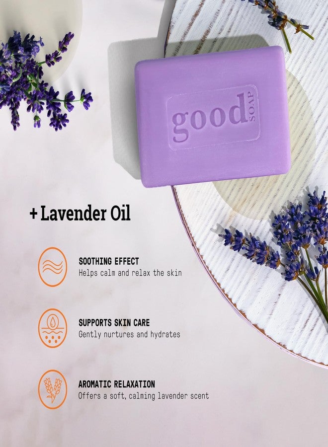 Alaffia Good Soap Lavender 2-Pack (8 Bars) - Long-Lasting, Triple-Milled with Fair Trade Shea Butter - Image 5