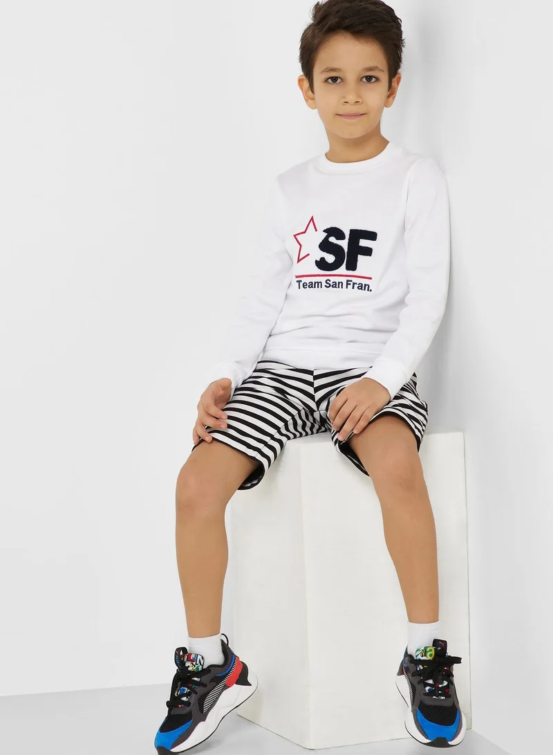Pinata Chenille Embroidered Sweatshirt For Boys
