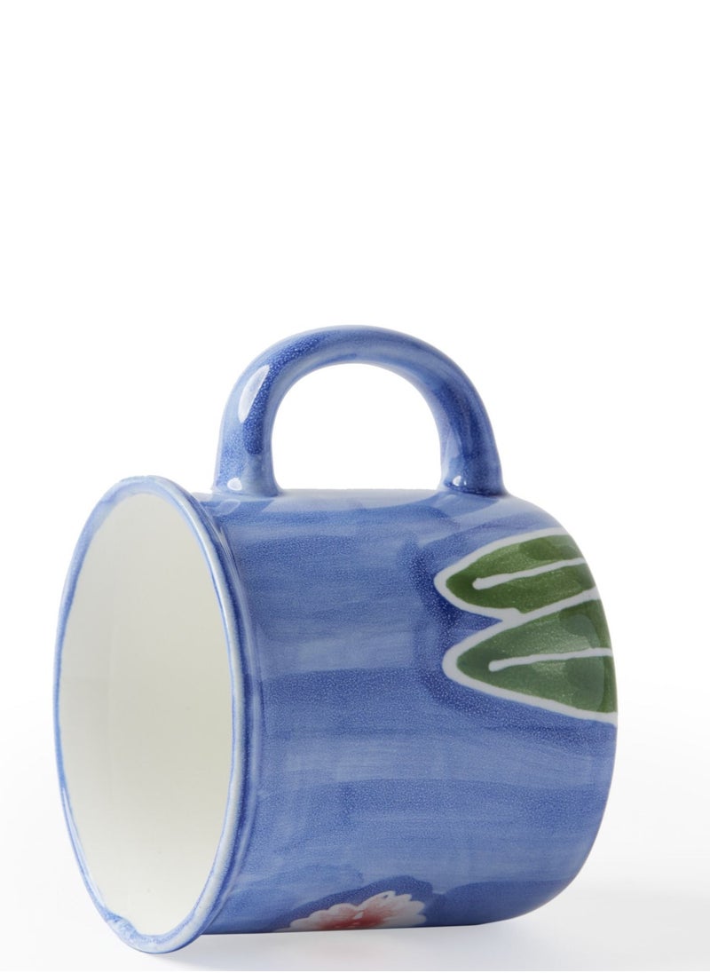 Prickly Pear Large 'Isa' Floral Circle Handle Mug  - Image 3
