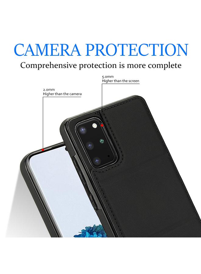 S-TOP Case For Samsung Galaxy S20 Tri-fold Holder Leather Phone Case with Card Slot - Image 5