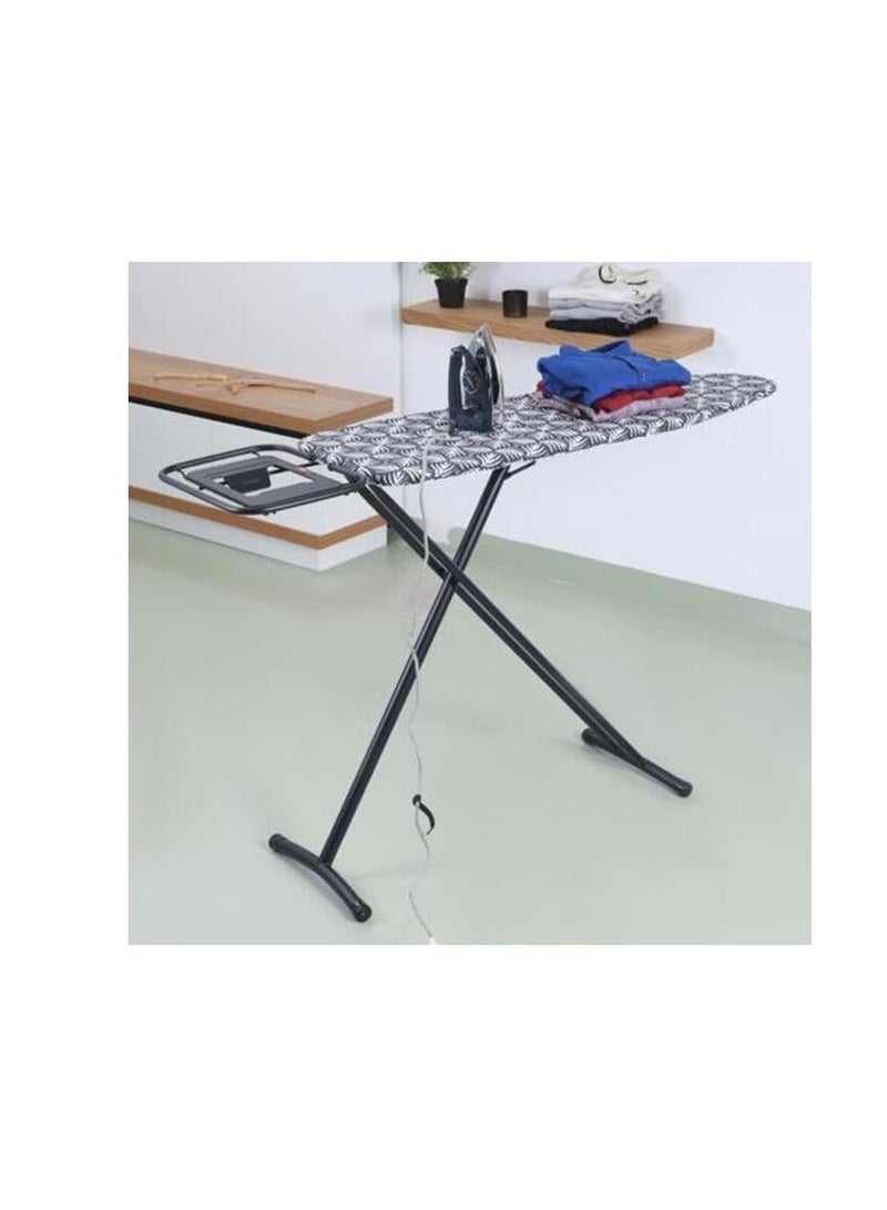 DELCASA Adjustable Height Vibgyor Ironing Board with Cotton Cover, 8mm Pad, Mesh Steel Frame Iron Board with Cover Pad Home Laundry Room Or Dorm Use - Image 1