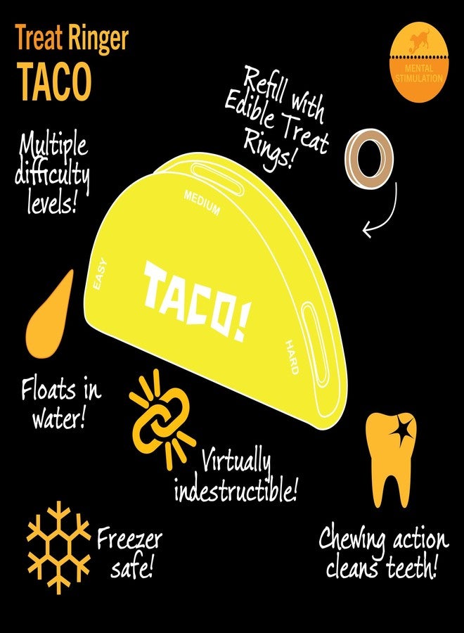 Starmark Treat Ringer Taco Toy for Small Dogs - Image 3