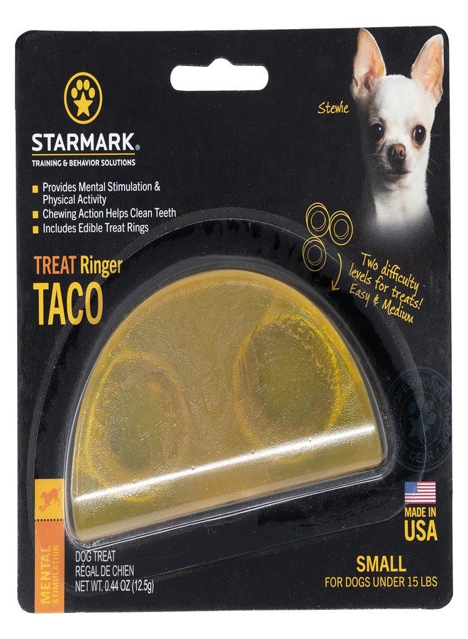 Starmark Treat Ringer Taco Toy for Small Dogs - Image 1