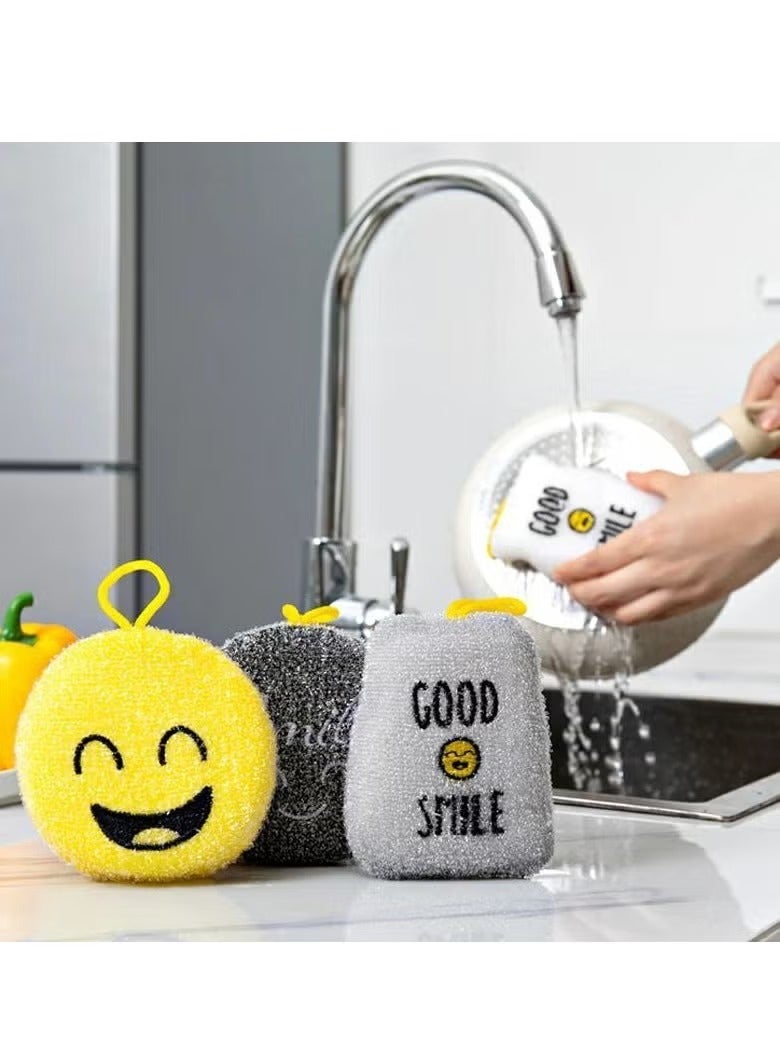 Pack of 4 durable and highly effective cleaning sponges - multipurpose dishwashing sponge - Image 1