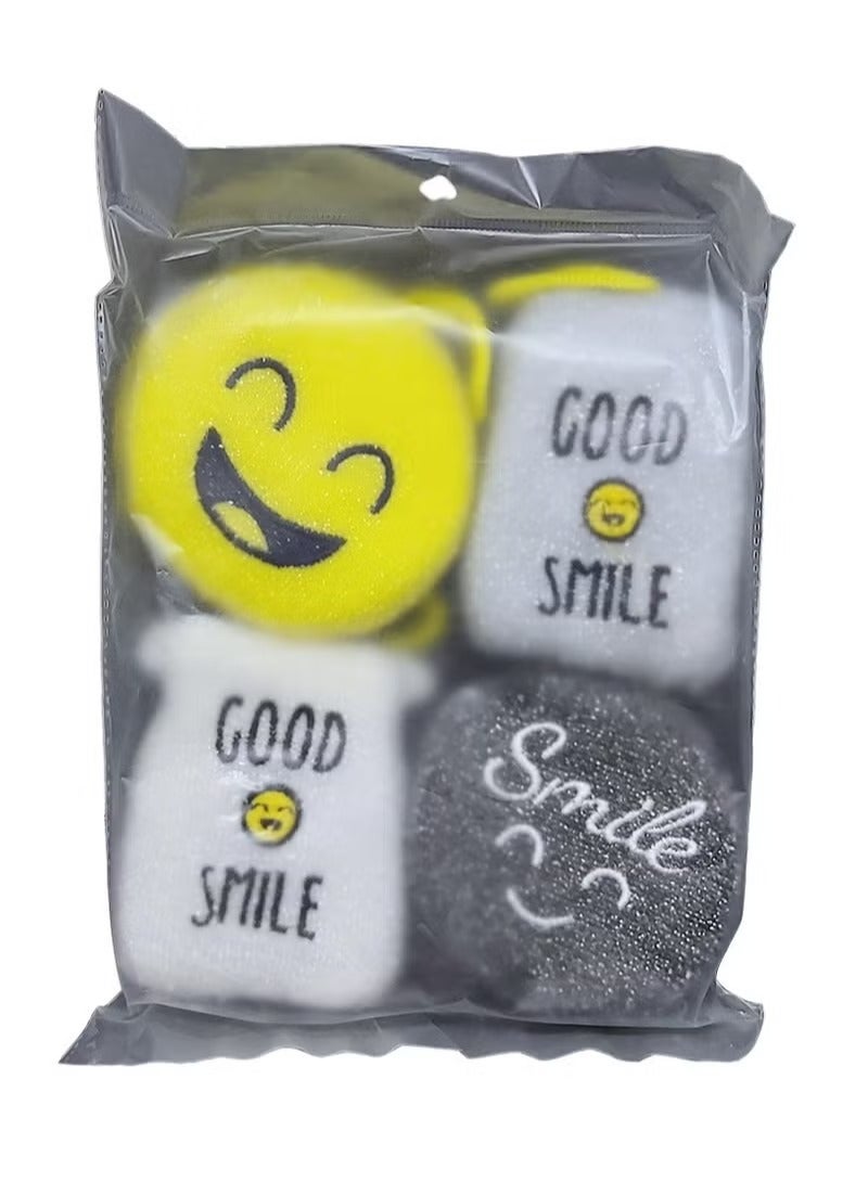 Pack of 4 durable and highly effective cleaning sponges - multipurpose dishwashing sponge - Image 5