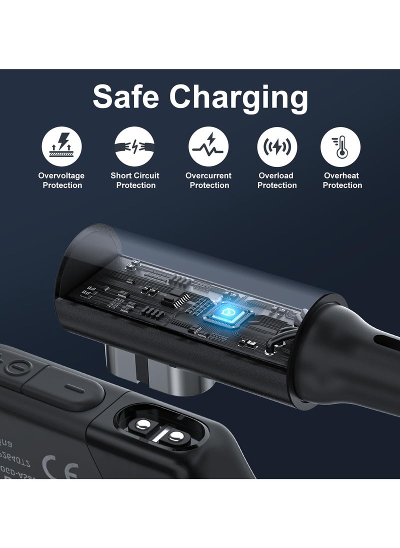 SYOSI - 2 Pack 2 in 1 USB A+C for shokz Charging Cable, Shokz Charger for AfterShokz Aeropex AS800/Shokz OpenRun Pro/OpenRun/OpenRun Mini/OpenComm USB C and USB A Cord for Aftershokz Headphones Charger - Image 1