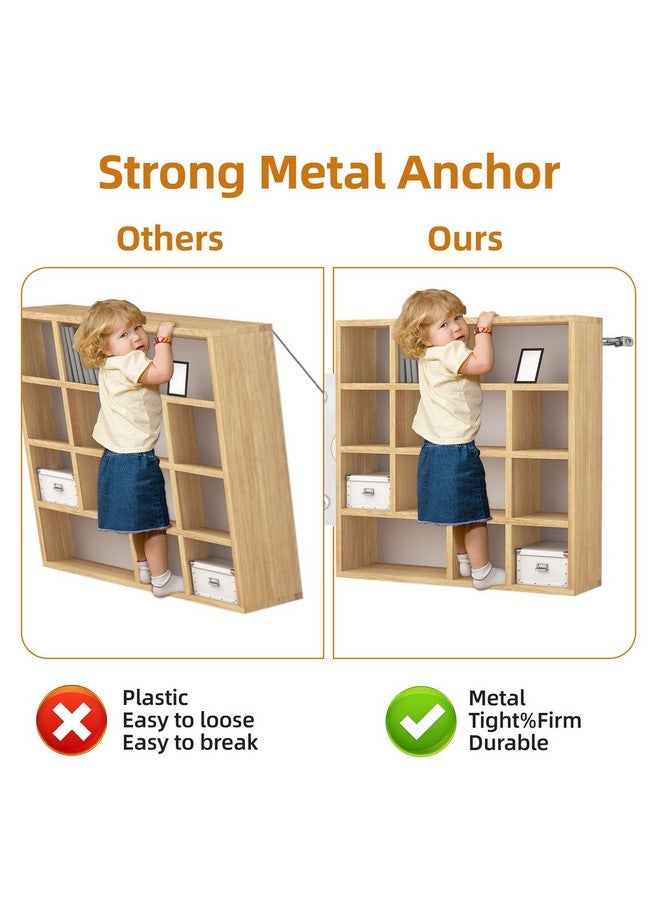 ChenYu Furniture Anchors(10set) for Baby proofing and Furniture Wall Anchor, Wall Anchors for Baby proofing cabinets, Anti tip Furniture Straps, Safety Essentials for Home - Image 3